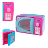 Forno Microondas Infantil Rosa C/ Luz E Som Usual Brinquedos