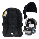 Forro Com Capota Black Para Bebê Conforto Key Fit - Chicco