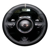 Forro De Capa De Volante Mini Cooper 2007 A 2016 Couro Real