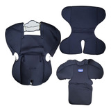 Forro Estofado Black Para Cadeira De Auto Youniverse Chicco