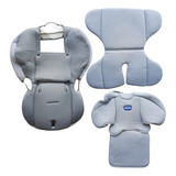 Forro Estofado Cinza Para Cadeira De Auto Youniverse Chicco