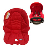 Forro Estofado Vermelho Para Bebê Conforto Key Fit - Chicco