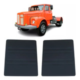 Forro Revestimento Porta Dianteira Scania 111 Preto Par