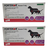 Fortekor Flavour 5mg Elanco 2 Caixas C/ 28 Comprimidos 200mg