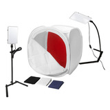 Foto Still Tenda Difusora Fotográfica 40x40 + Iluminador Led