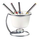 Founde Porcelana 4 Pessoas Fondue Chocolate Envio Já