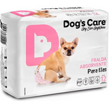 Fralda Descartável Higiênica P/cães Fêmea Pp 12 Un Dogs Care