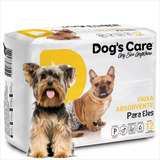 Fralda Higiênica Descartável P/ Cães Macho Dogs Care P 12 Un