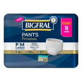 Fraldas Para Adultos Descartáveis Bigfral Descartável Pants Premium P/m X 16 U