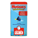 Fraldas Para Nadar Little Swimmers G/xg 14 A 20kg 10 Unidade