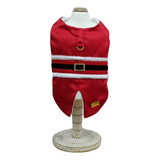 Fraque Natal Noel Vermelho Para Cachorro E Gato