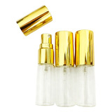 Frasco Para Decant 5 Ml Com Válvula Spray Dourada - 10 Peças