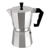 Fratelli Cafeteira Italiana Alumínio 600ml 12 Xícaras Café Expresso Cor Prateado