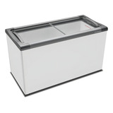 Freezer Horizontal Metalfrio 400 Litros Nf40s | Com Luz De L Cor Branco 220v