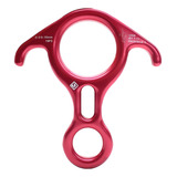 Freio Big 8 Com Orelhas Alumínio 40kn - Vermelho