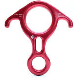 Freio Big 8 Com Orelhas Alumínio 40kn - Vermelho