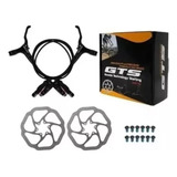 Freio Gts Hidráulico Bike Mtb Disco 160mm Completo Promoção