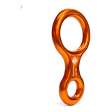 Freio Oito 8 Para Corda 35kn Em Alumínio Laranja Usclimb