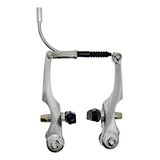 Freio V-brake Alumínio Logan Orbital Bike Bicicleta Mtb Cor Polido