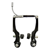 Freio V-brake Alumínio Logan Orbital Bike Bicicleta Mtb Cor Preto