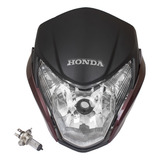 Frente Farol Completa Cg150 Mix 2011/ 2013 Vermelha