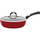 Frigideira Indução 24 Cm/2,7l Mônaco Antiaderente Tramontina Cor Vermelho