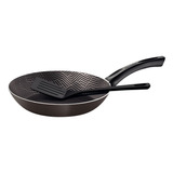 Frigideira Paris Antiaderente Com Espátula 22 Cm Cor Chumbo Tramontina