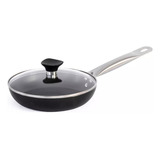 Frigideira Tramontina Forno Piemonte 20cm Antiaderente Tampa Cor Preto