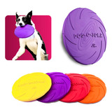 Frisbee Brinquedo Mini Disco De Borracha Cachorro Cães Pets