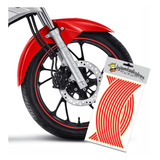 Friso Adesivo Curvo 5mm Refletivo Roda Moto Carro Honda