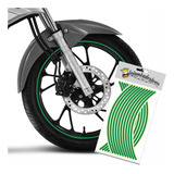 Friso Adesivo Curvo 7mm Refletivo Roda Fita Moto Carro Honda