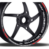 Friso + Adesivo Interno Refletivo D10 Roda Suzuki Gladius