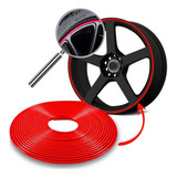 Friso De Roda Vermelho Tuning Esportivo 8 Metros Universal