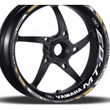 Friso + Interno Adesivo Refletivo D8 Roda Moto Yamaha Mt 03