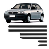 Friso Lateral Borrachão Vw Gol G3 - 2 Portas 2000 - 6 Peças