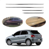 Friso Lateral Cromado P/ Gol G5 G6 G7 2009 4 Portas 