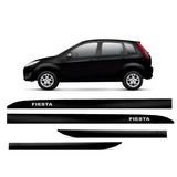 Friso Lateral Slim Fiesta Rocam 2012 2013 2014 Preto Bristol