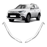 Friso Moldura Farol Par Parachoque Outlander 2016 2021 Le Ld
