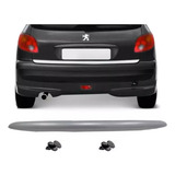 Friso Moldura Mala Tampa Traseira Peugeot 206 207 Sem Furo
