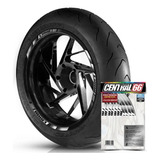 Friso Refletivo Bmw C 400 X Filetes Prata Roda