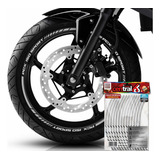 Friso Refletivo Roda Aro 13 Ao 22 Honda Pcx 150 Sport Prata