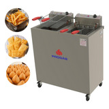 Fritadeira Elétrica 36 Litros Inox 4 Cestos Água E Óleo