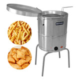 Fritadeira Elétrica Agua E Oléo 38l Fie20 Max 8000w Metvisa