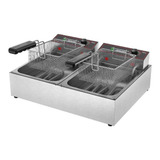 Fritadeira Elétrica Metalcubas 6 Litros Frce6 127v Cor Aço Inox Escovado