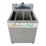Fritadeira Elétrica Profissional Água E Óleo 18 Litros 5000w
