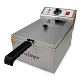 Fritadeira Industrial Elétrica 5 Litros Skymsen Fe-10-n Inox 220v