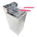 Fritadeira Industrial Elétrica First Máquinas Faos26 26l Aço Inoxidável 220v