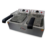 Fritadeira Industrial Elétrica Skymsen Fed-20-n 10l Aço Inoxidável 50 Hz X 60 Hz 127v