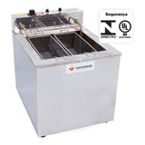 Fritadeira Industrial Elétrica Venâncio Sfao4 23l Aço Inoxidável 220v