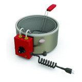 Fritadeira Industrial Progás Pr-310 E 3l Aço Inoxidável 50 Hz X 60 Hz 127v